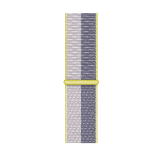 Cinturino Apple Watch in Nylon lavanda dettaglio