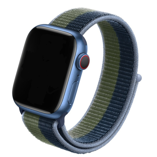 Cinturino Apple Watch in Nylon verde oceano