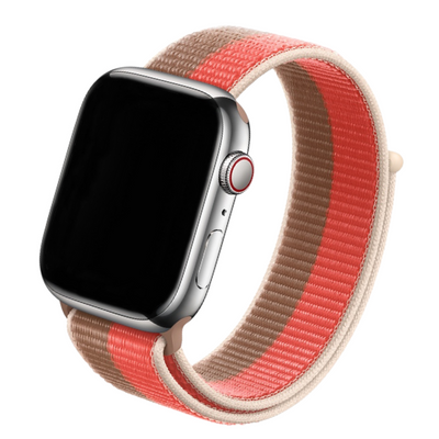 Cinturino Apple Watch in Nylon bicolore rosa