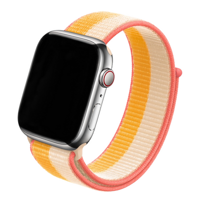 Cinturino Apple Watch in Nylon bicolore giallo