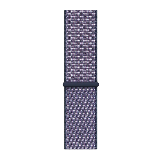 Cinturino Apple Watch in Nylon sportivo blue dettaglio