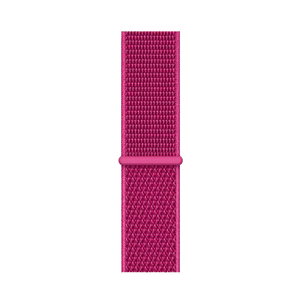 Cinturino Apple Watch in Nylon viola frutto del drago dettaglio
