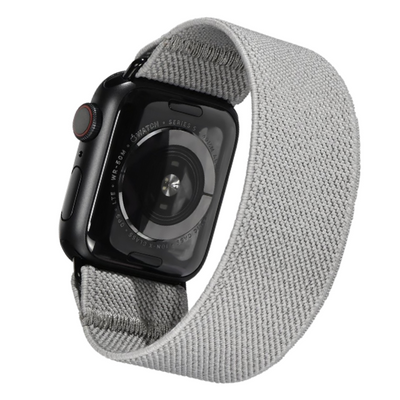 Cinturino Apple Watch in nylon elastico grigio