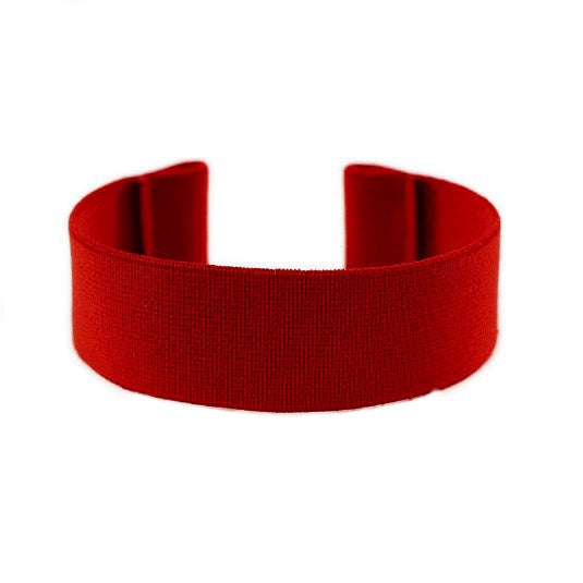 Cinturino Apple Watch in nylon elastico rosso dettaglio