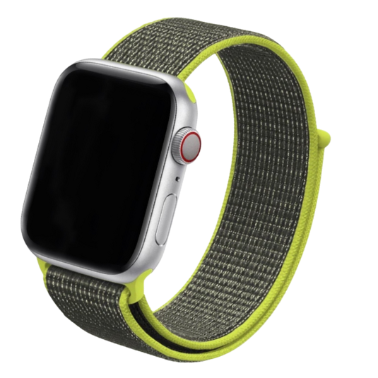 Cinturino Apple Watch in Nylon sport giallo