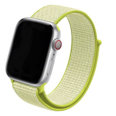 Cinturino Apple Watch in Nylon sport giallo fluo