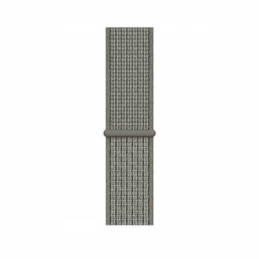 Cinturino Apple Watch in Nylon grigio dettaglio