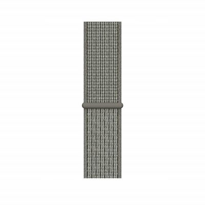 Cinturino Apple Watch in Nylon grigio dettaglio