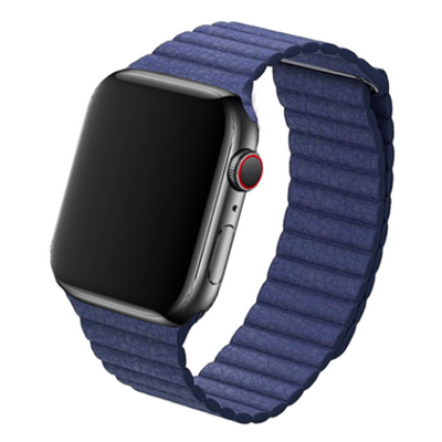 Cinturino Apple Watch in pelle blue