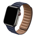 Leather Link Blue
