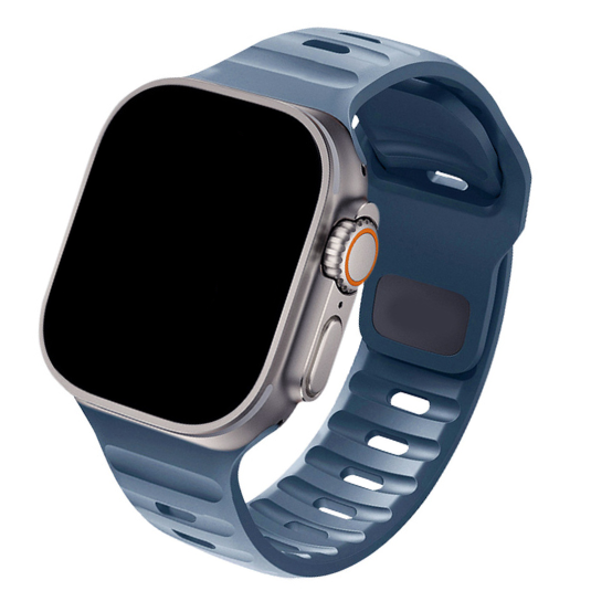 Cinturino Apple Watch in Silicone sportivo blue chiaro