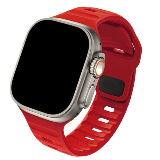Cinturino Apple Watch in Silicone sportivo rosso