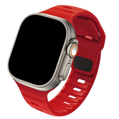 Cinturino Apple Watch in Silicone sportivo rosso