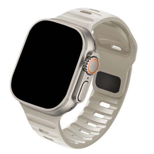 Cinturino Apple Watch in Silicone sportivo sabbia