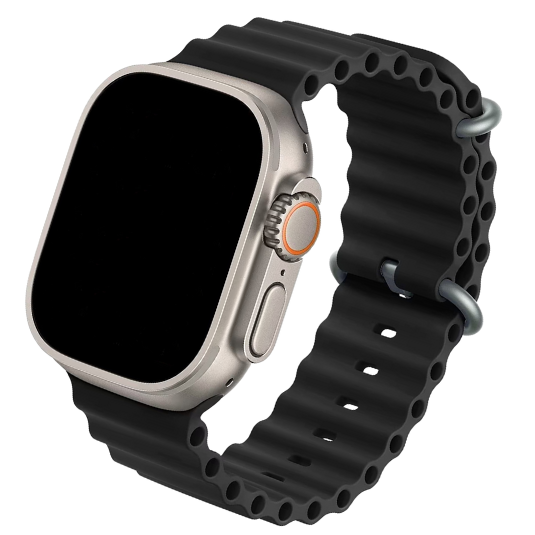 Cinturino Apple Watch in silicone  nero
