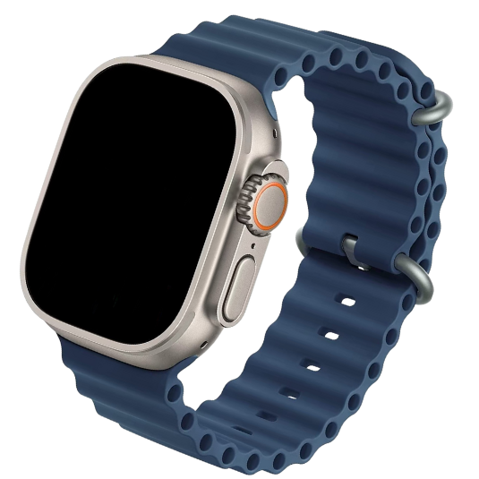 Cinturino Apple Watch in silicone Blue