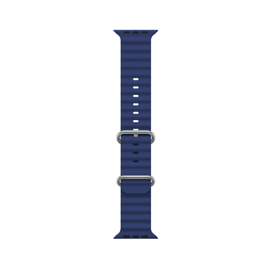 Cinturino Apple Watch in silicone  Blue dettaglio 