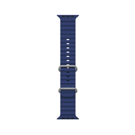 Cinturino Apple Watch in silicone  Blue dettaglio