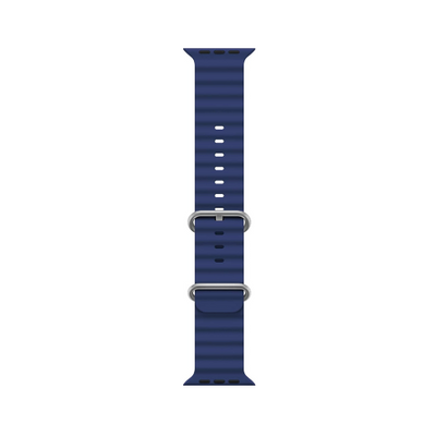 Cinturino Apple Watch in silicone  Blue dettaglio