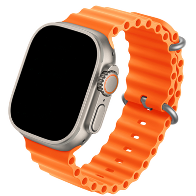 Cinturino Apple Watch in silicone  arancione