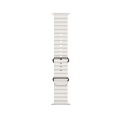 Cinturino Apple Watch in silicone  bianco dettaglio
