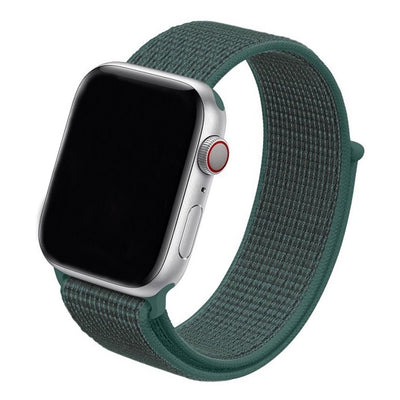 Cinturino Apple Watch in Nylon verde pino