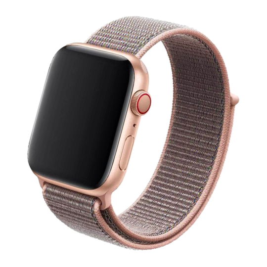 Cinturino Apple Watch in Nylon sabbia rosa