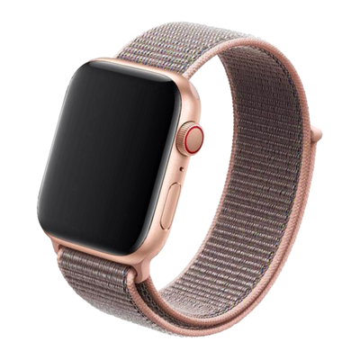 Cinturino Apple Watch in Nylon sabbia rosa