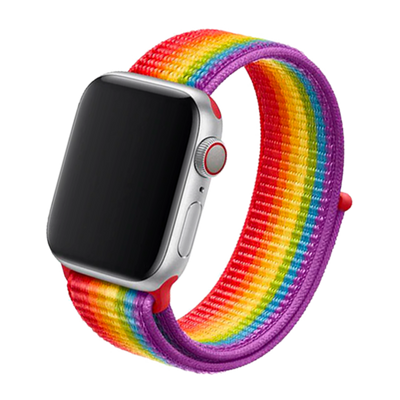 Cinturino Apple Watch in Nylon pride colorato