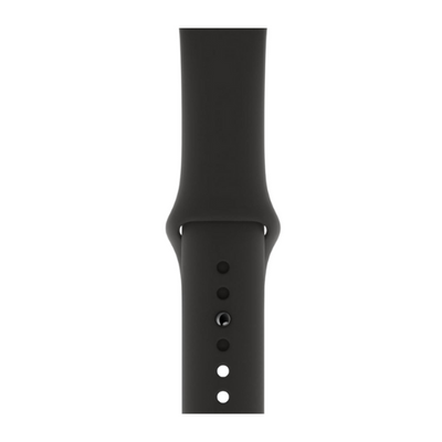 Cinturino Apple Watch in Silicone classico nero dettaglio