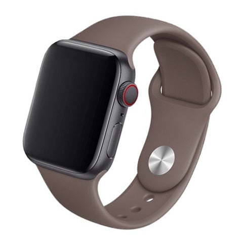 Cinturino Apple Watch in Silicone classico grigio costiero