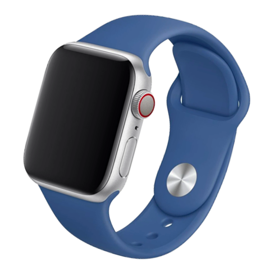 Cinturino Apple Watch in Silicone blue chiaro