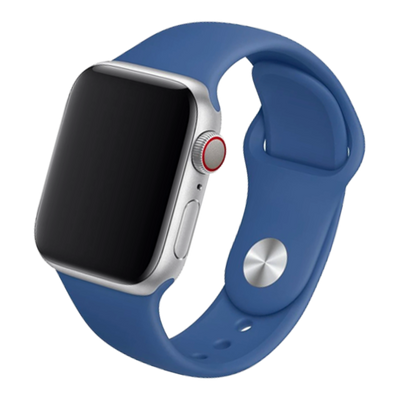 Cinturino Apple Watch in Silicone blue chiaro