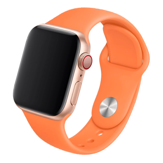 Cinturino Apple Watch in Silicone classico arancione