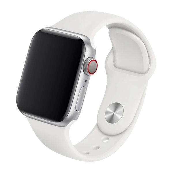 Cinturino Apple Watch in Silicone classico bianco