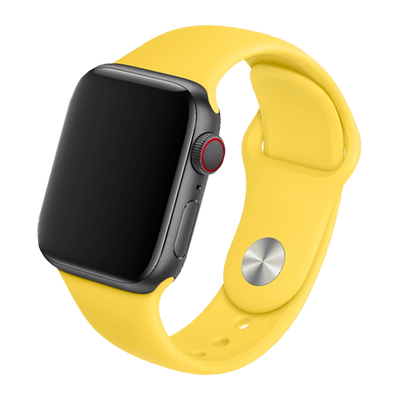 Cinturino Apple Watch in Silicone classico giallo