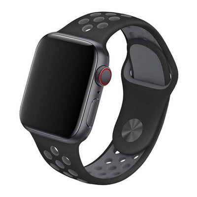 Cinturino Apple Watch in Silicone a buchi nero