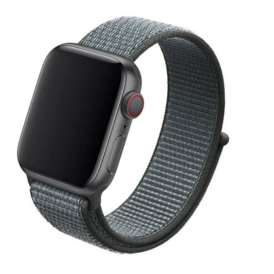 Cinturino Apple Watch in Nylon grigio tempesta