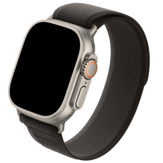 Cinturino Apple Watch in Nylon Trail Black