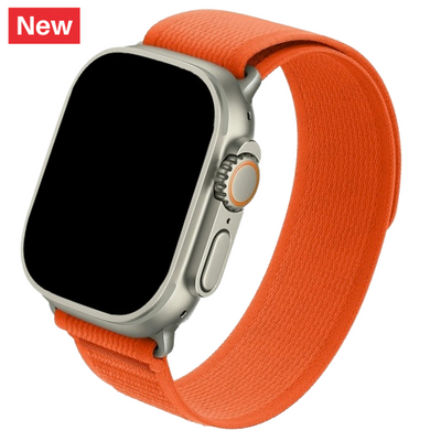 Cinturino Apple Watch in Nylon Trail arancione