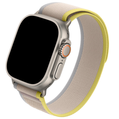 Cinturino Apple Watch in Nylon Trail yellow/beige