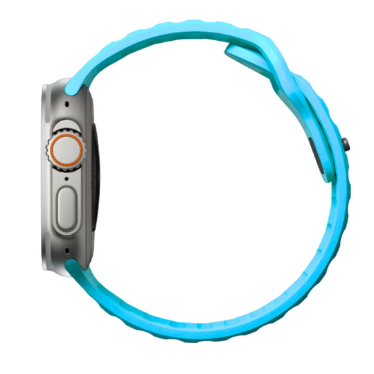 Cinturino motion colorazione Blue Sport   compatibile apple watch 46mm lato