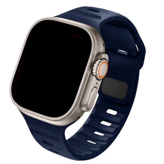 Cinturino Apple Watch in Silicone sportivo blue scuro