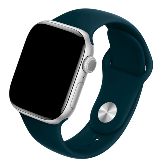Cinturino Apple Watch in Silicone classico verde pacifico