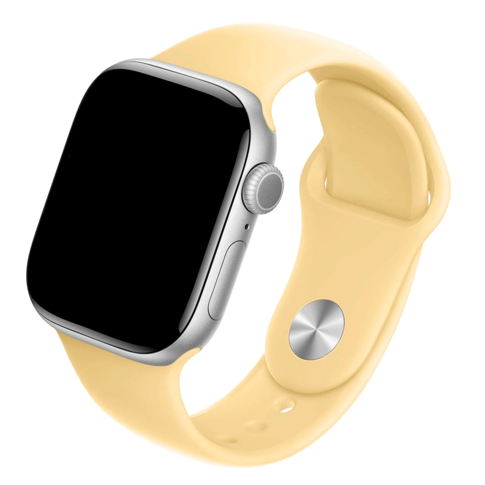 Cinturino Apple Watch in Silicone giallo limone 