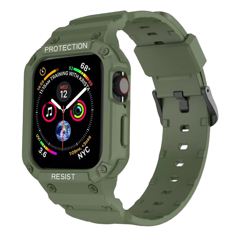 cinturino force rugged compatibile con apple watch 45mm