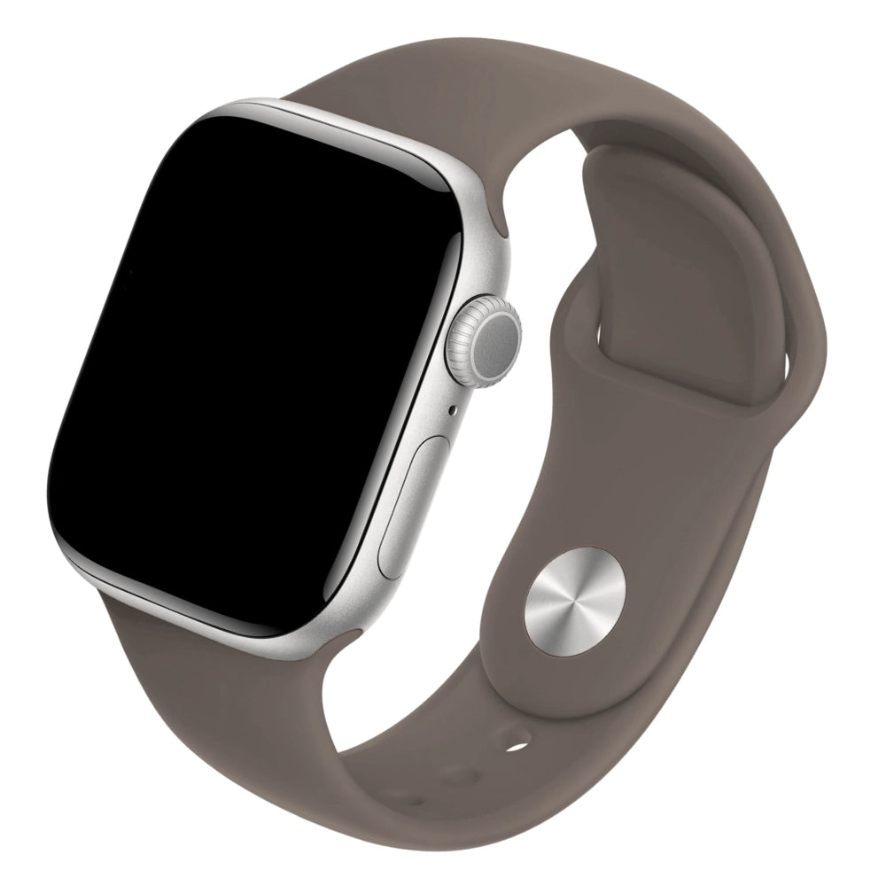 Cinturino Apple Watch in Silicone classico grigio costiero