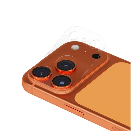 pellicola protettiva fotocamera posteriore iPhone 17 Pro & Pro Max dettaglio